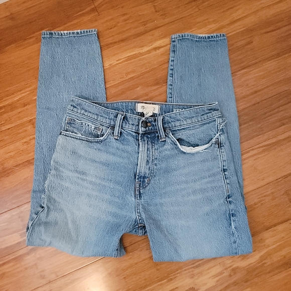 Madewell Denim - Madewell Relaxed Taper Medium Light Wash Denim Jeans W29 L30